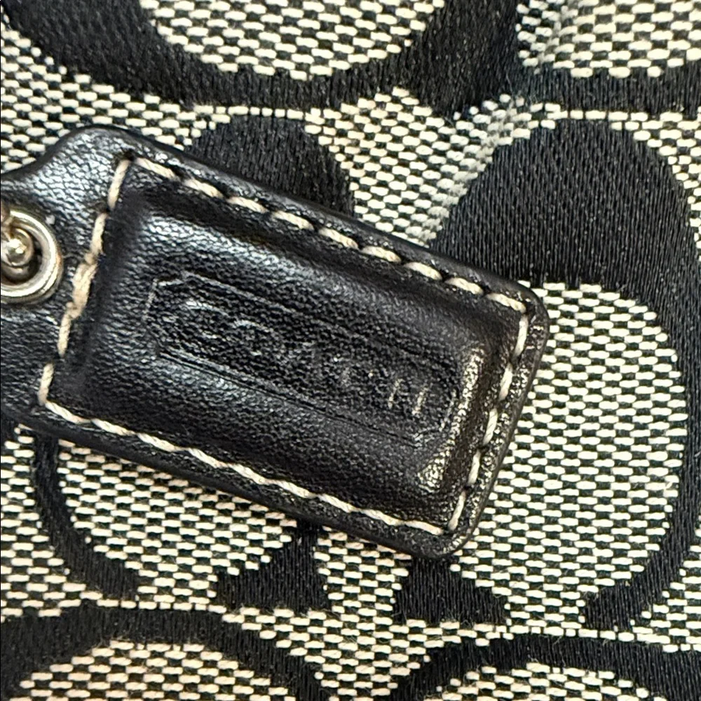 Coach Black and Cream Wristlet Clutch - Picture 5 of 5
